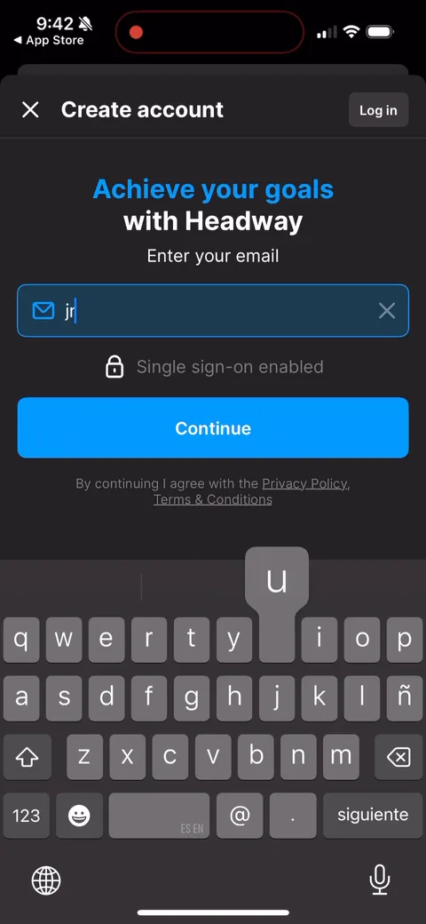 Headway onboarding screen 8