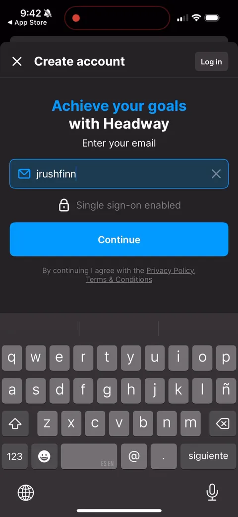 Headway onboarding screen 10