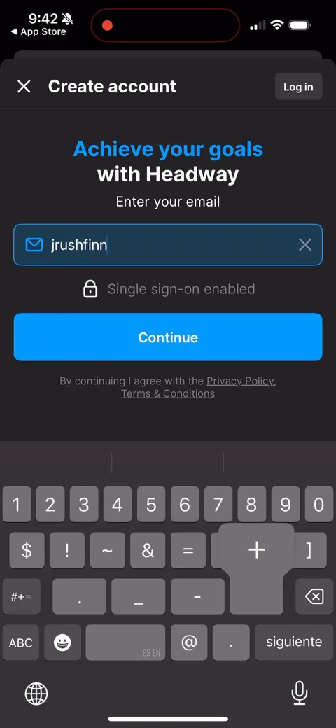 Headway onboarding screen 11
