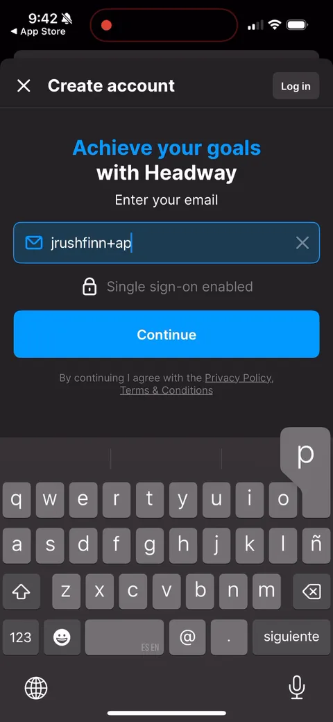 Headway onboarding screen 12