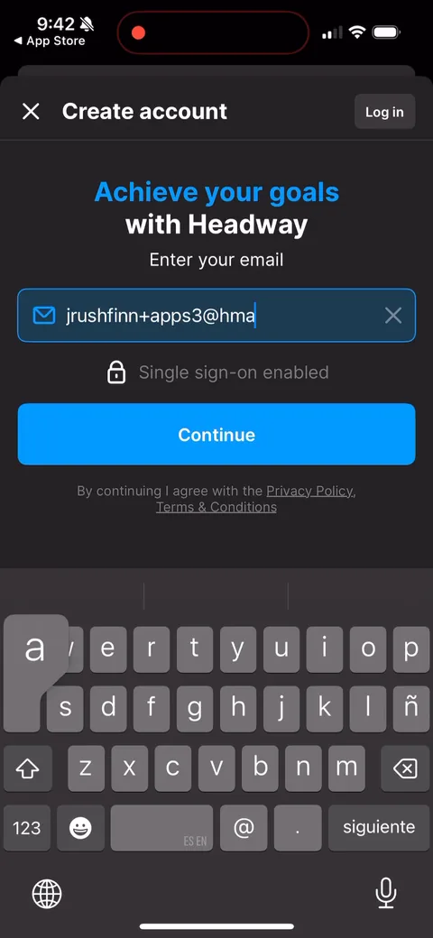 Headway onboarding screen 13