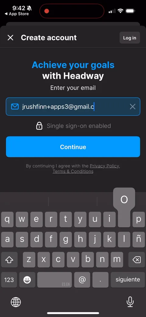 Headway onboarding screen 17