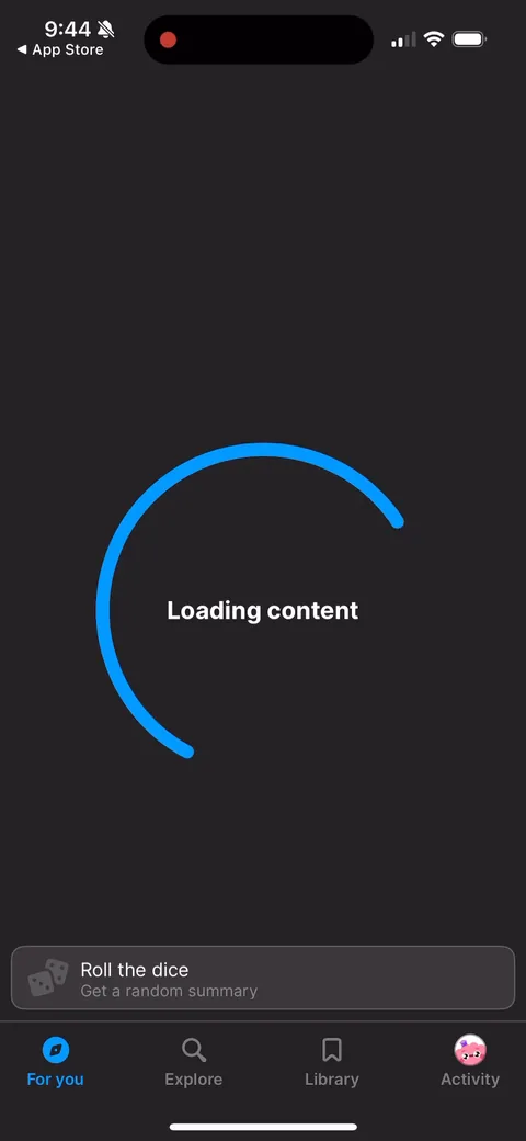 Headway onboarding screen 69