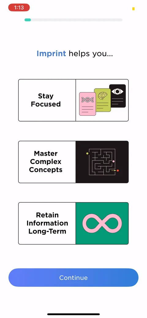 Imprint onboarding screen 3