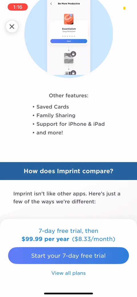 Imprint onboarding screen 51