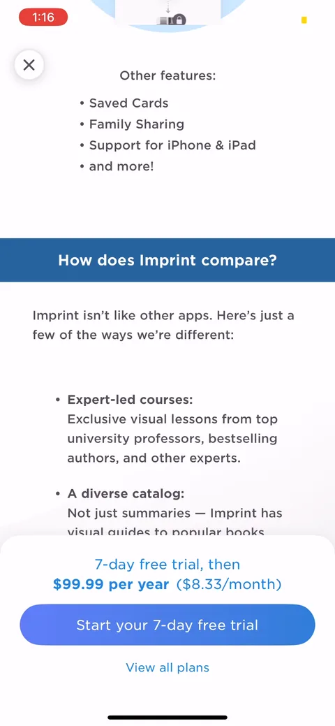 Imprint onboarding screen 52