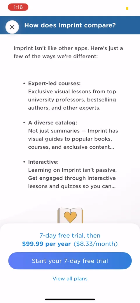 Imprint onboarding screen 53