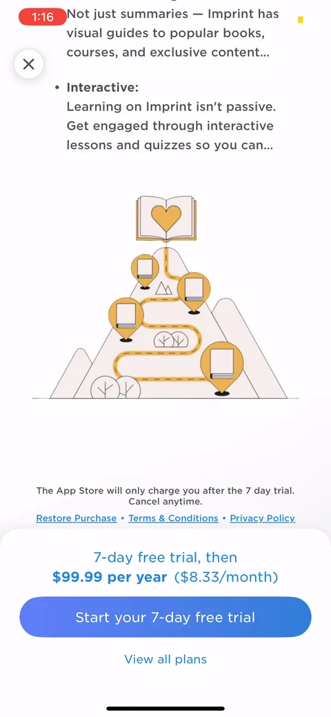 Imprint onboarding screen 54