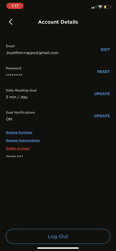 Imprint onboarding screen 71