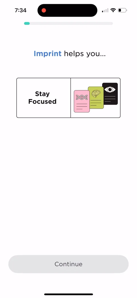 Imprint onboarding screen 4