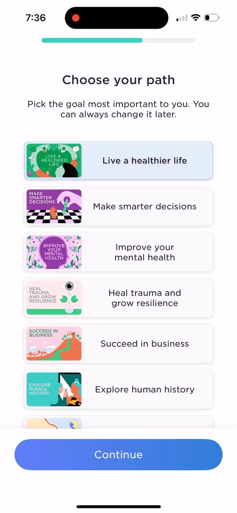 Imprint onboarding screen 28