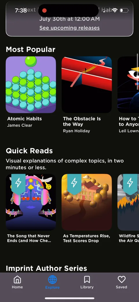Imprint onboarding screen 70