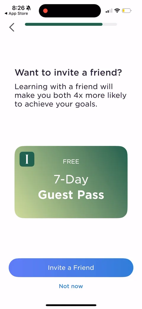 Imprint onboarding screen 15: 