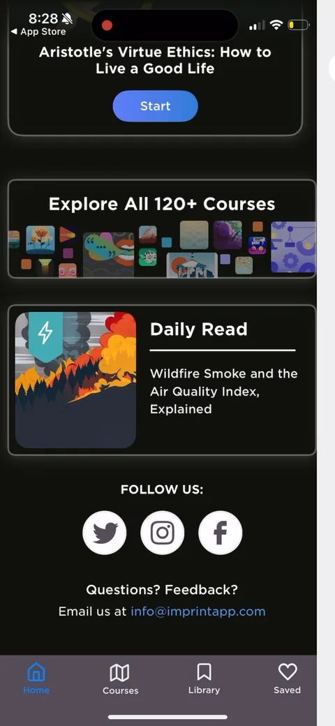 Imprint onboarding screen 53