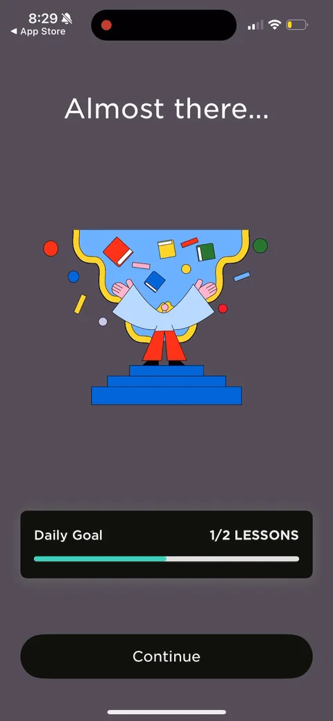 Imprint onboarding screen 69: 