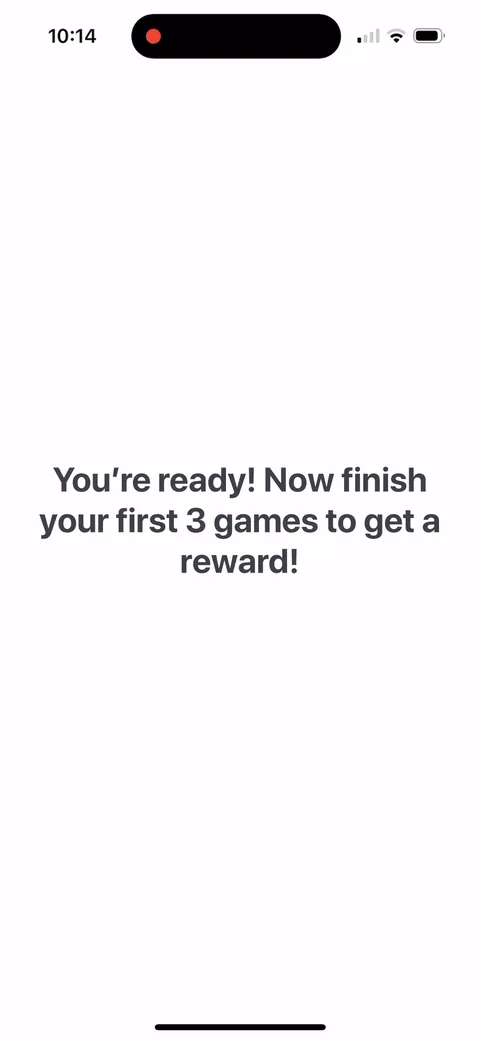 Impulse onboarding screen 37: 'You're ready