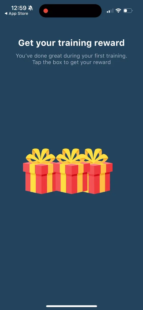 Impulse onboarding screen 106
