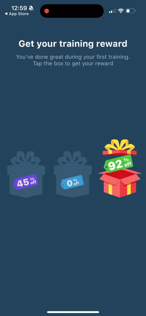 Impulse onboarding screen 107