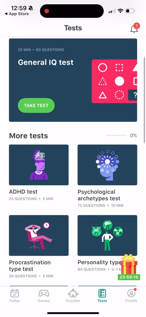 Impulse onboarding screen 123