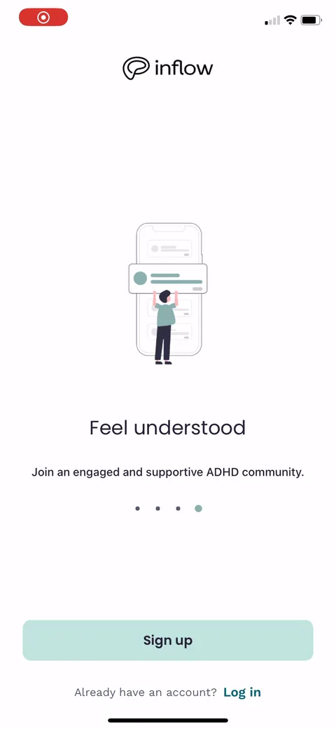 Inflow onboarding screen 3