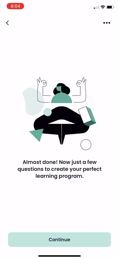 Inflow onboarding screen 27: 