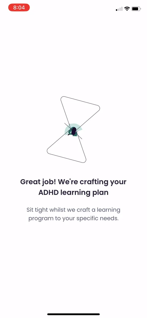 Inflow onboarding screen 35: Loading screen, 