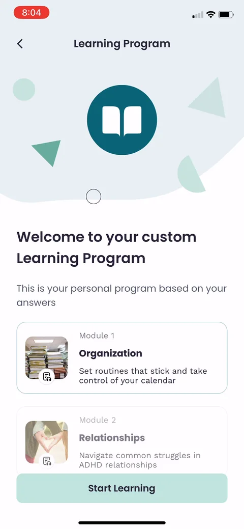 Inflow onboarding screen 41: The plan reveal