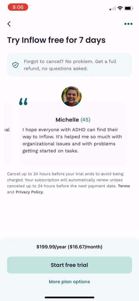 Inflow onboarding screen 69
