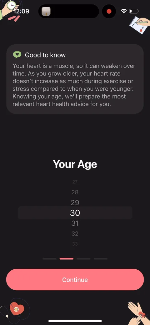 Inpulse onboarding screen 10