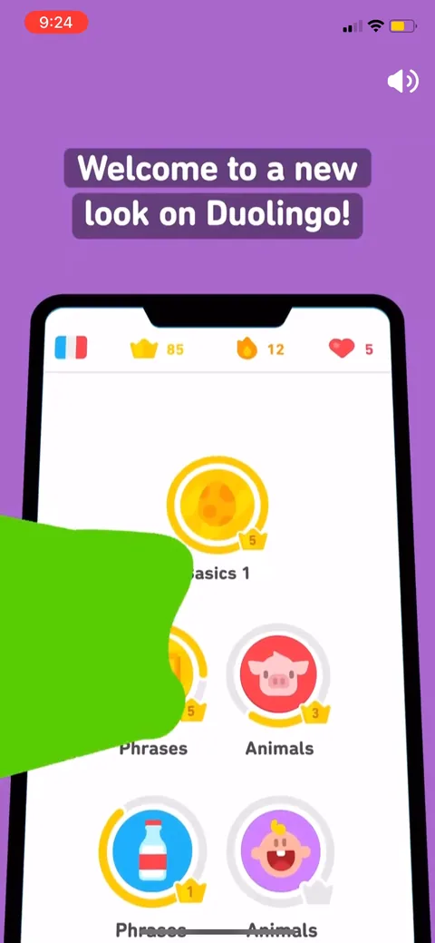 Introduce New Duolingo onboarding screen 3