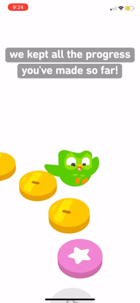Introduce New Duolingo onboarding screen 20: This is the most important screen in the flow