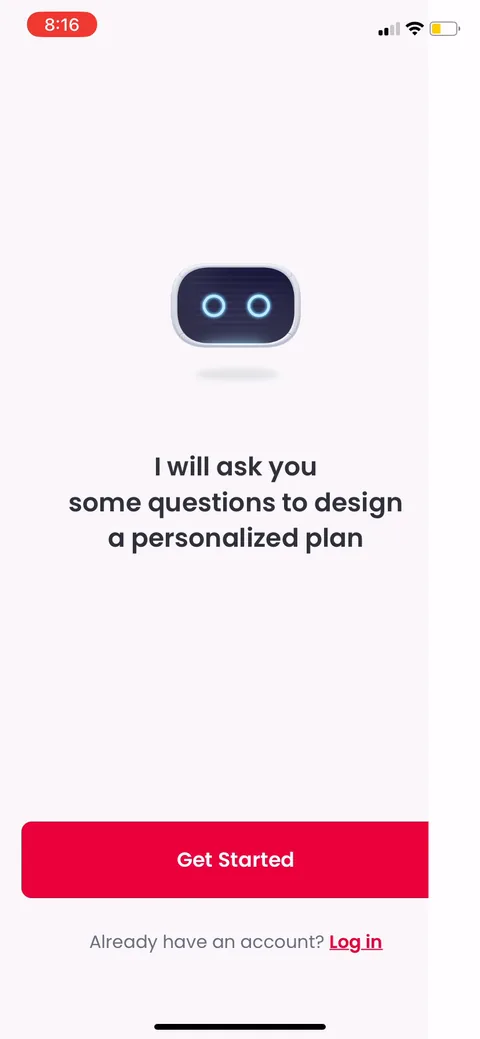 Justfit onboarding screen 4