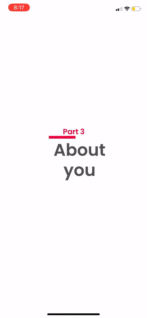 Justfit onboarding screen 14