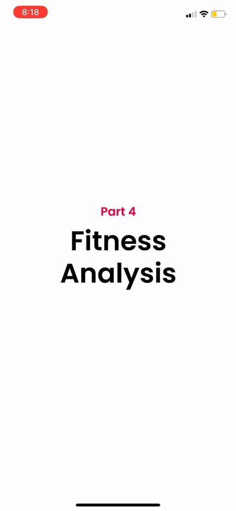 Justfit onboarding screen 25