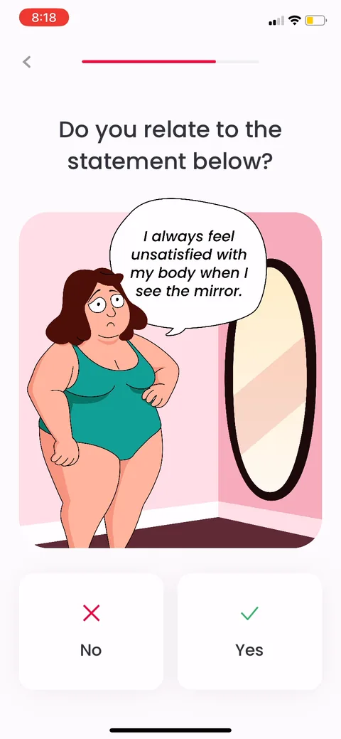Justfit onboarding screen 34