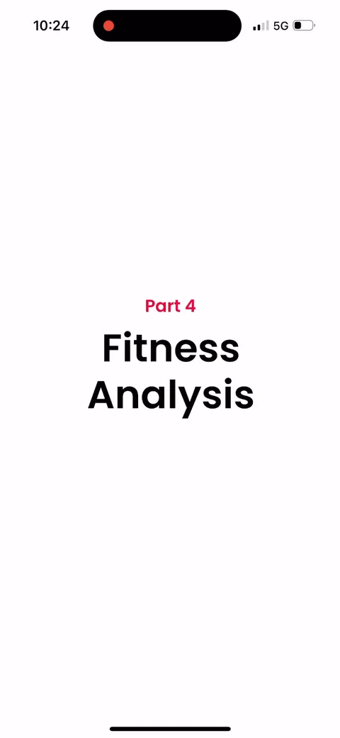 Justfit onboarding screen 34
