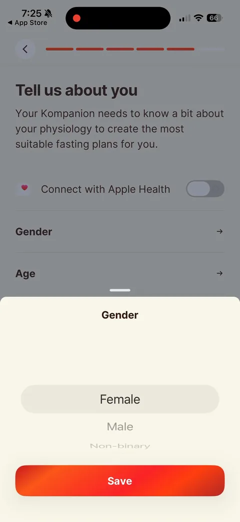 Kompanion onboarding screen 26