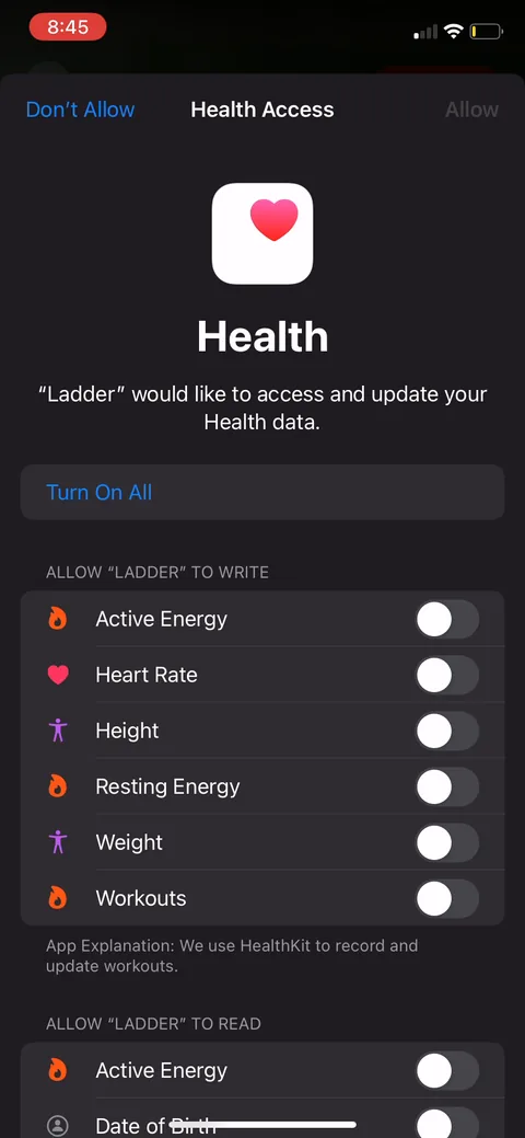 Ladders onboarding screen 58
