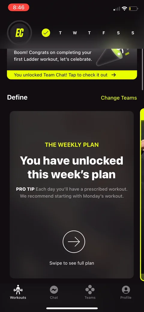 Ladders onboarding screen 94