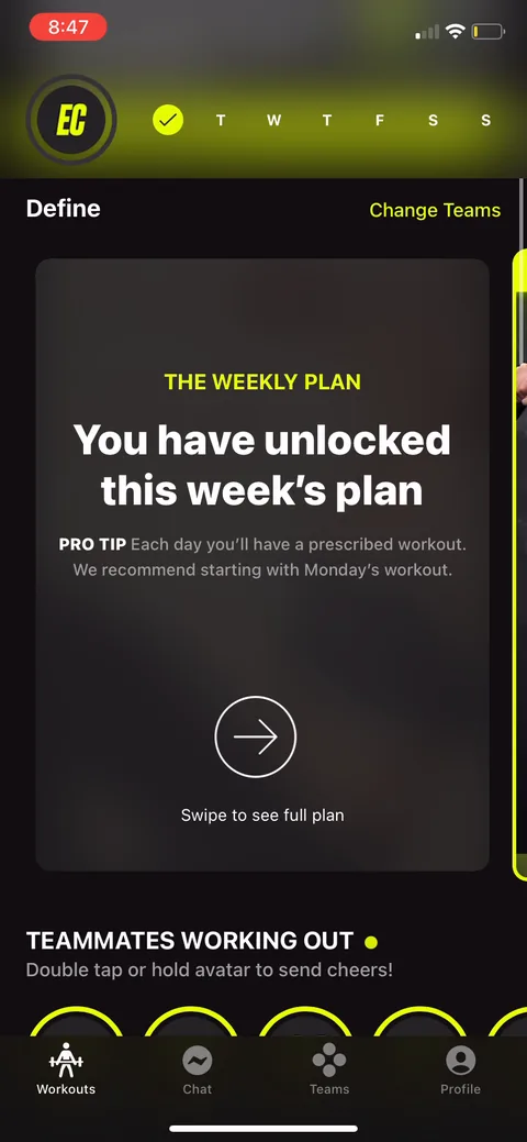 Ladders onboarding screen 99