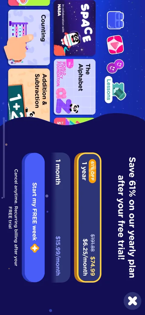 Lingokids onboarding screen 38