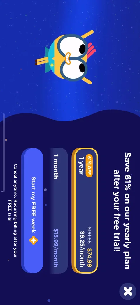 Lingokids onboarding screen 46