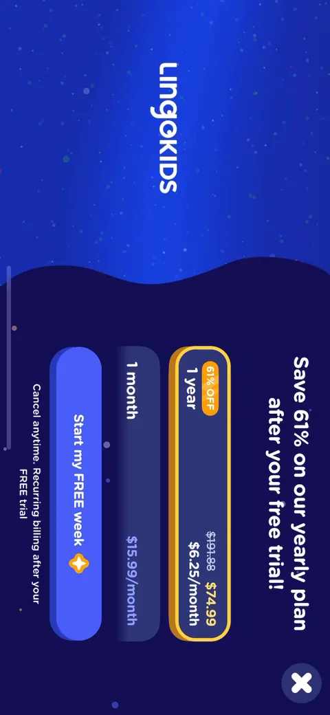 Lingokids onboarding screen 47