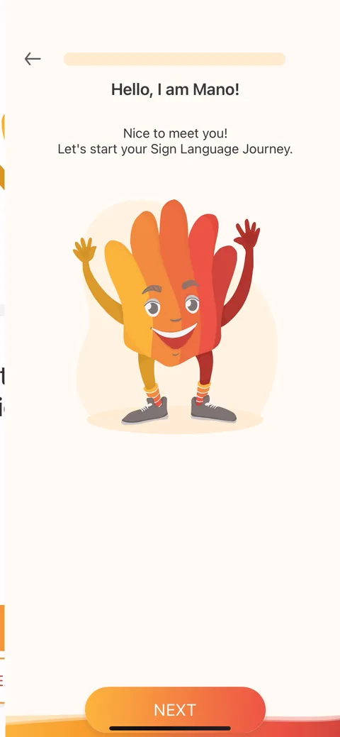 Lingvano onboarding screen 2