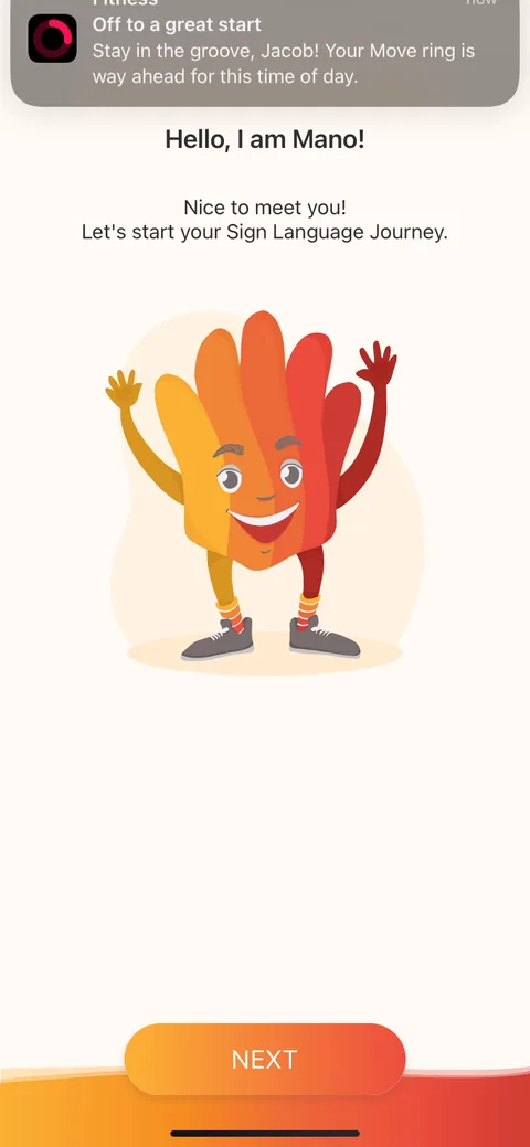 Lingvano onboarding screen 3