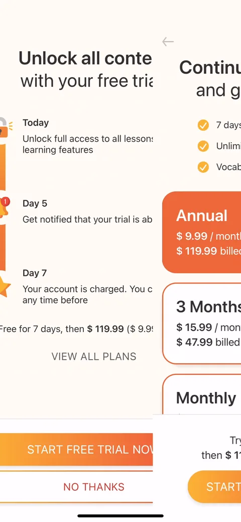 Lingvano onboarding screen 25