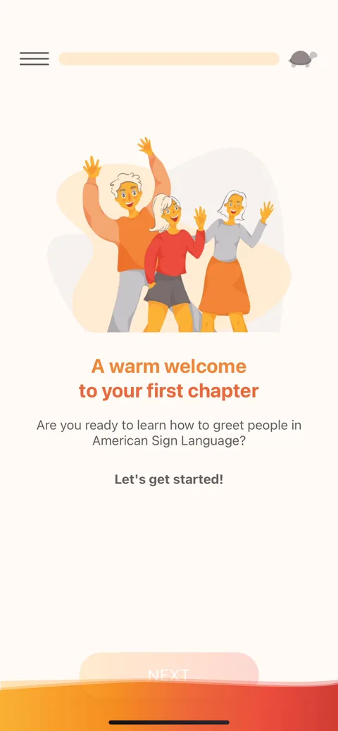 Lingvano onboarding screen 28