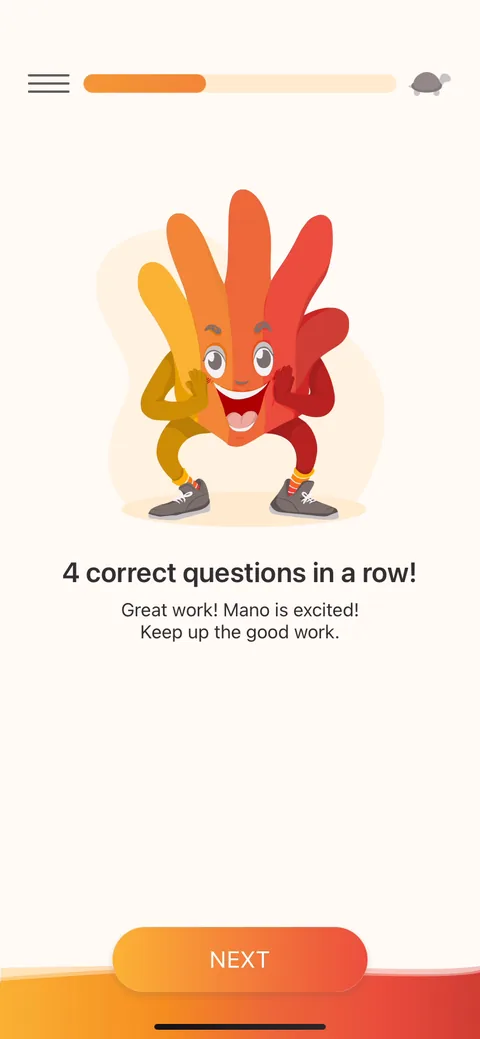 Lingvano onboarding screen 43