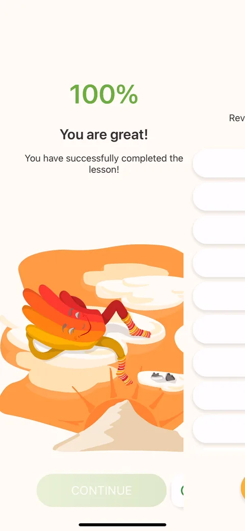 Lingvano onboarding screen 66
