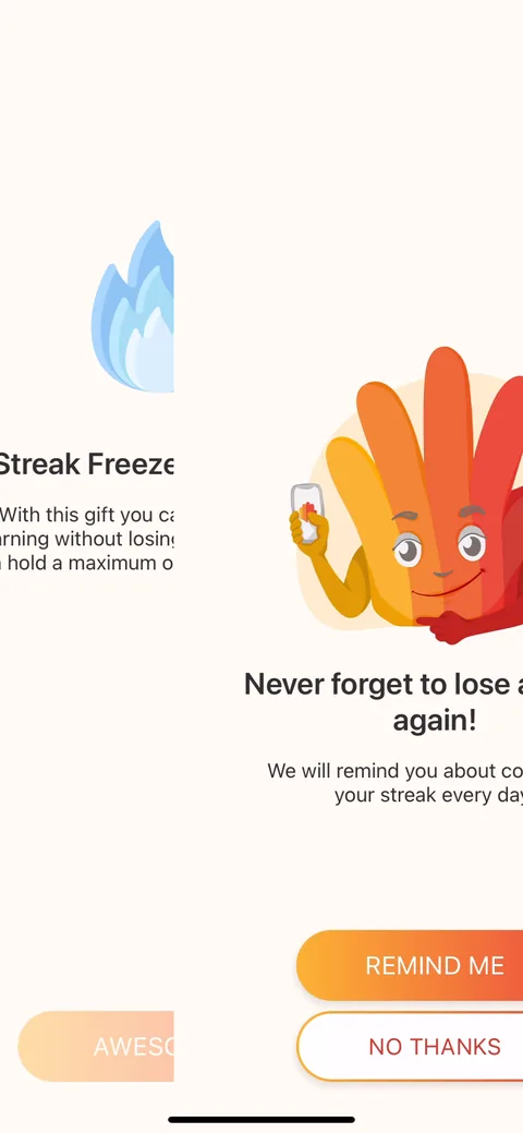 Lingvano onboarding screen 72